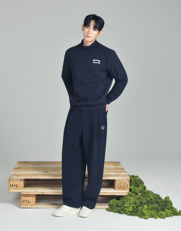 [Nomadic Edition] 블랙 남성 노마딕 패딩 긴팔 티셔츠