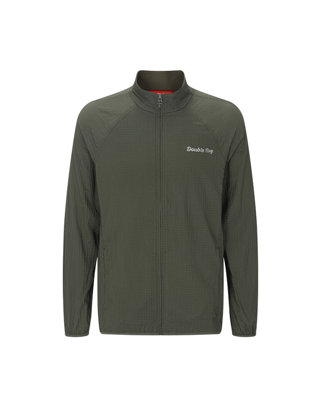 더블플래그 남성 [AIR GRID] Men Pro-Fit Oversized Jacket (Khaki) 카키 착용컷