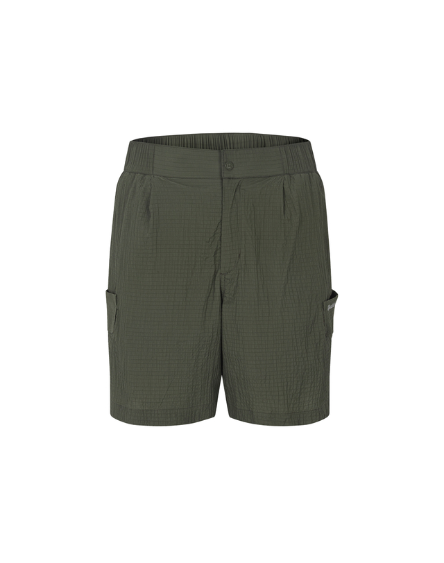 더블플래그 남성 [AIR GRID] Men Pro-Fit Oversized Pants (Khaki) 카키 착용컷