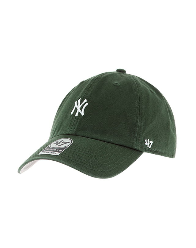 47브랜드 47브랜드 B-BSRNR17GWS-MSA 클린업 NY 뉴욕 양키스 스몰 로고 볼캡 착용컷