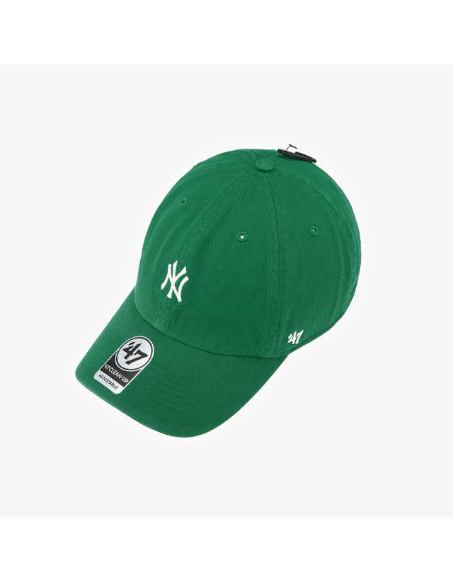 47브랜드 47브랜드 B-BSRNR17GWS-KY 클린업 NY 뉴욕 양키스 스몰 로고 볼캡 착용컷