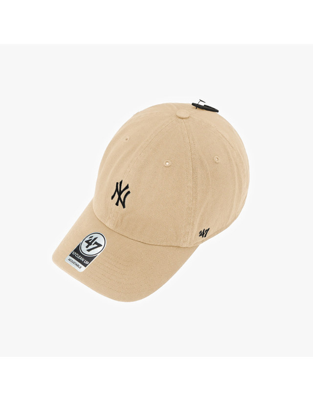 47브랜드 47브랜드 B-BSRNR17GWS-KHA 클린업 NY 뉴욕 양키스 스몰 로고 볼캡 착용컷