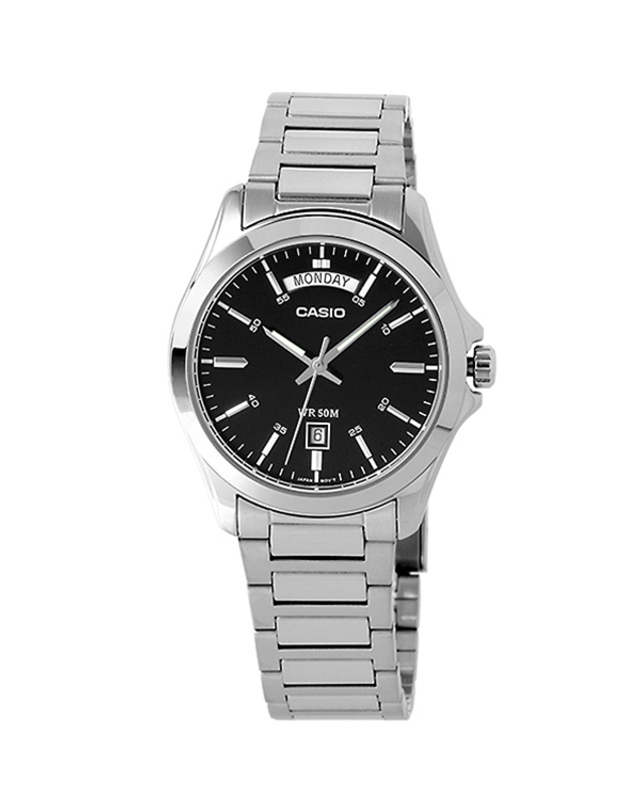 카시오 타임플래닛 CASIO MTP-1370D-1A1 카시오 시계 메탈밴드 착용컷