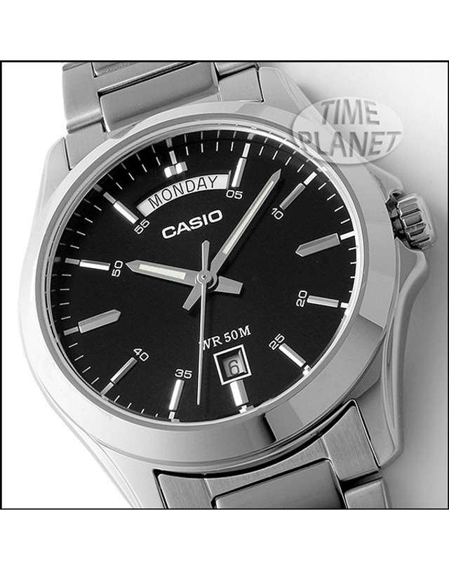 카시오 타임플래닛 CASIO MTP-1370D-1A1 카시오 시계 메탈밴드 착용컷