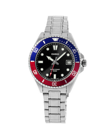 타임플래닛 CASIO MDV-10D-1A3 미니 흑새치 다이버 시계