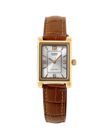 타임플래닛 CASIO LTP-1234GLL-7A 스퀘어 시계 가죽밴드