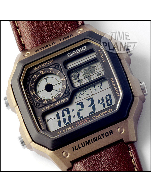 카시오 타임플래닛 CASIO AE-1200WHL-5A 카시오 시계 착용컷