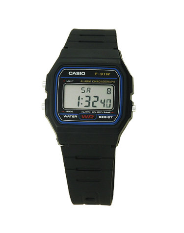 CASIO F-91W-1D 카시오 시계 우레탄밴드