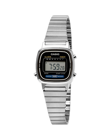CASIO LA670WA-1D 카시오 시계 메탈밴드