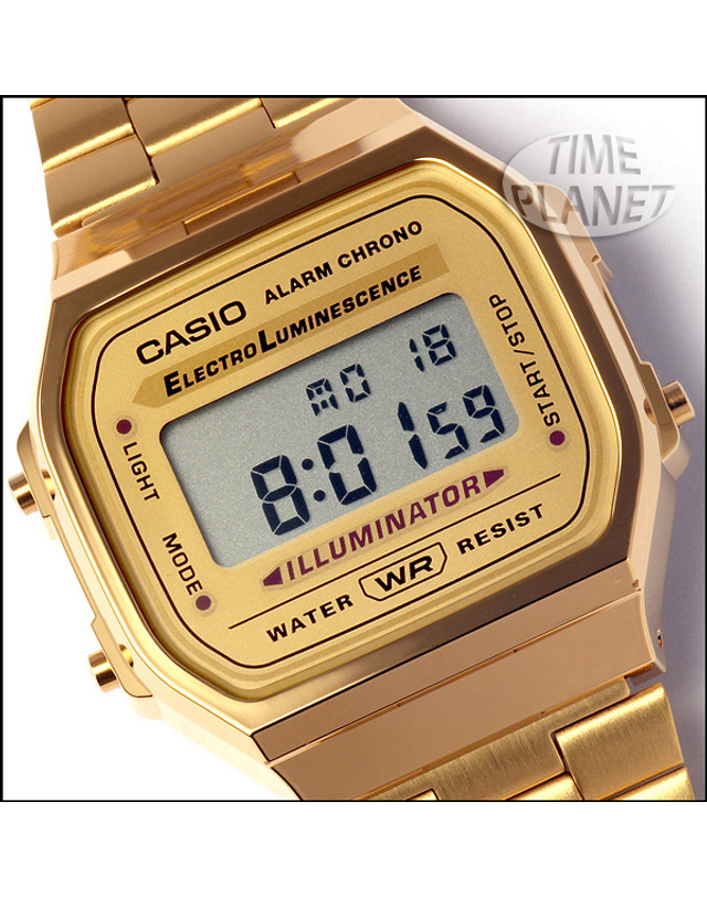 카시오 CASIO A168WG-9W 카시오 시계 메탈밴드 착용컷