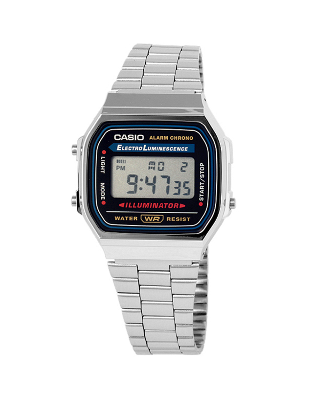카시오 CASIO A168WA-1 카시오 시계 메탈밴드 착용컷
