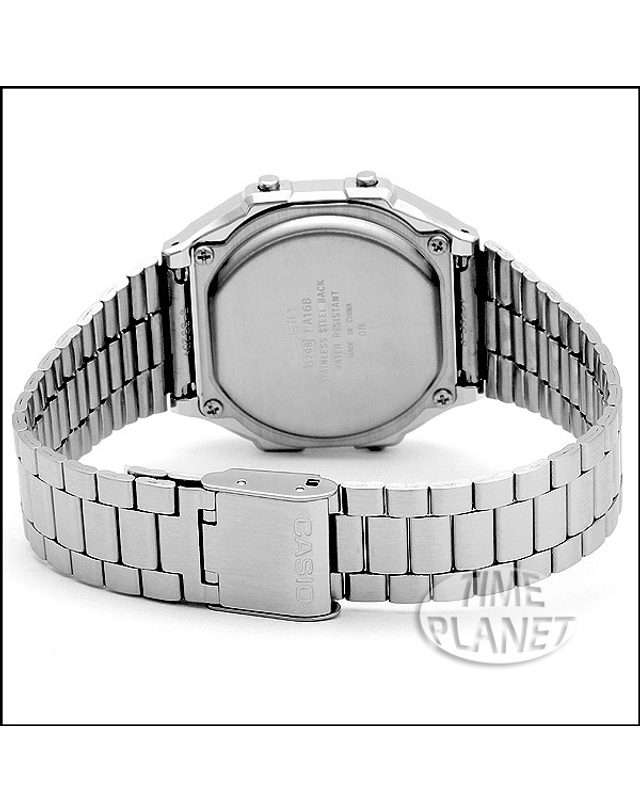 카시오 CASIO A168WA-1 카시오 시계 메탈밴드 착용컷
