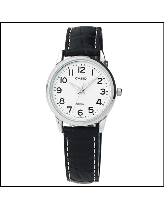 카시오 CASIO LTP-1303L-7B 카시오 시계 가죽밴드 착용컷