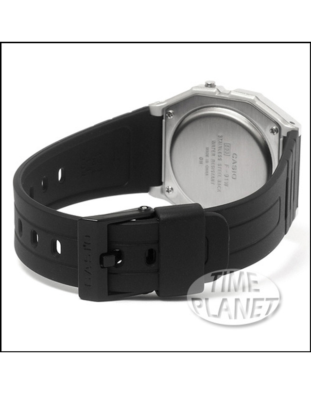 카시오 CASIO F-91WM-7A 카시오 시계 우레탄밴드 착용컷