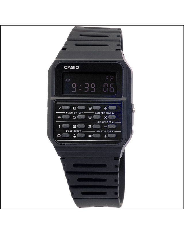 카시오 CASIO CA-53WF-1B 카시오 계산기 시계 착용컷