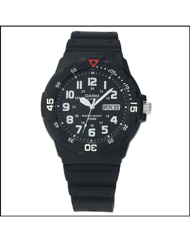 카시오 CASIO MRW-200H-1B 카시오 시계 착용컷