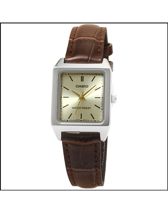 카시오 CASIO LTP-V007L-9E 카시오 시계 가죽밴드 착용컷