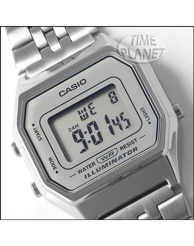 카시오 CASIO LA680WA-7 카시오 시계 메탈밴드 착용컷