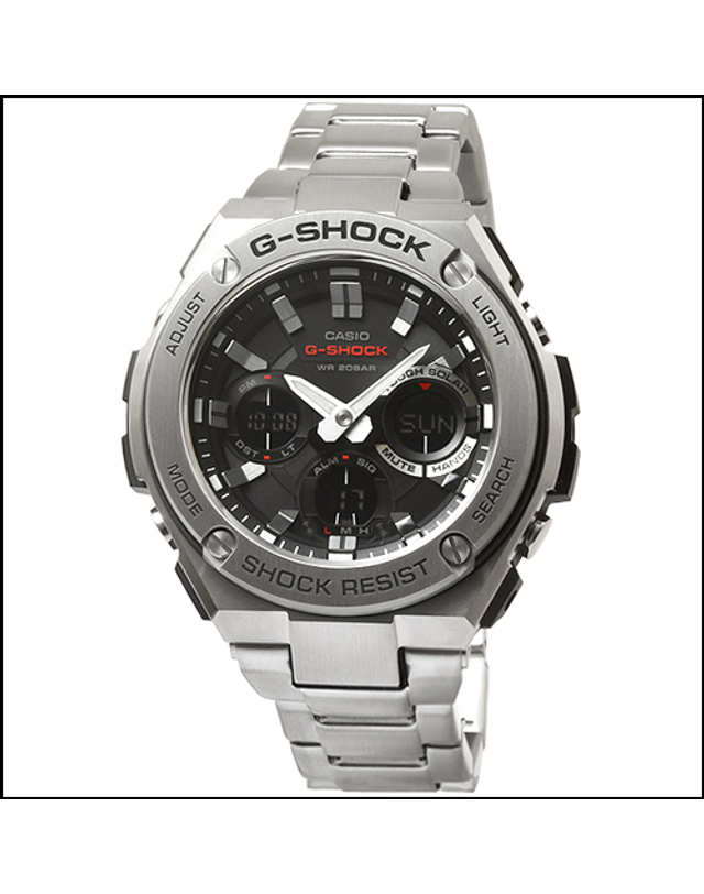 지샥 G-SHOCK GST-S110D-1A 지샥 지스틸 시계 착용컷