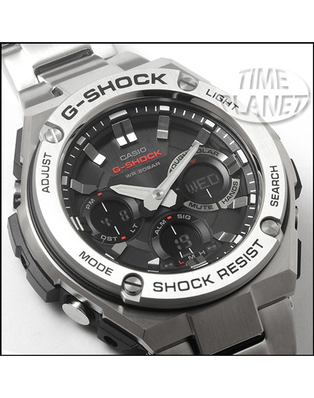 지샥 G-SHOCK GST-S110D-1A 지샥 지스틸 시계 착용컷