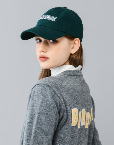 MONBIRDIE SOFTWEAR COTTON BALLCAP 자수로고 볼캡_GREEN