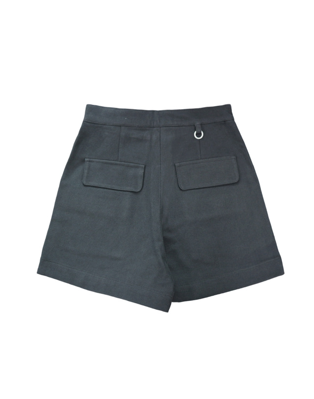 몽버디골프 Fleece Twill Pocket Shorts 피치기모 포켓숏츠_D.GREY 착용컷