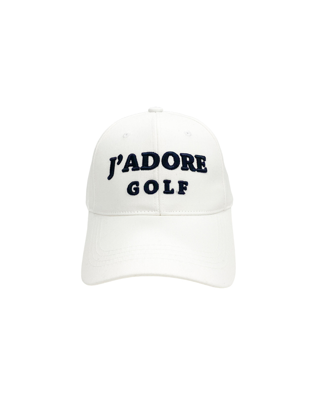 몽버디골프 J’adore golf ball-cap 자도르 골프 볼캡 WHITE 착용컷