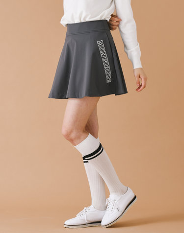 방풍 나일론 스커트 D.GREY
