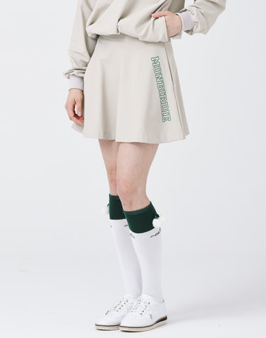 방풍 나일론 스커트 BEIGE