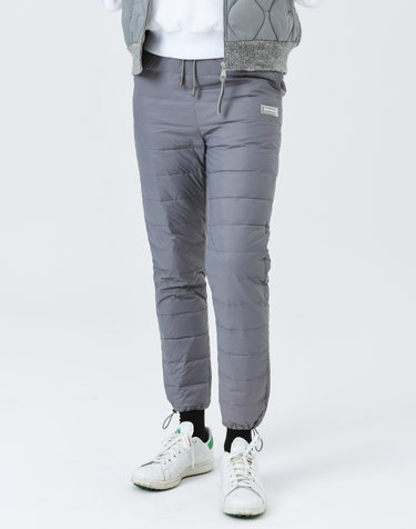 푸퍼 덕다운 스트링 조거팬츠 GREY