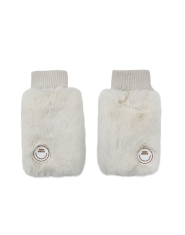 방한 퍼(Faux Fur) 골프 글러브 IVORY