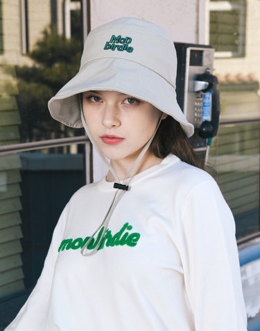 보넷 스트링 버킷햇 KHAKI