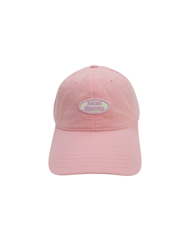 몽버디골프 서클 자수 볼캡 PINK 착용컷