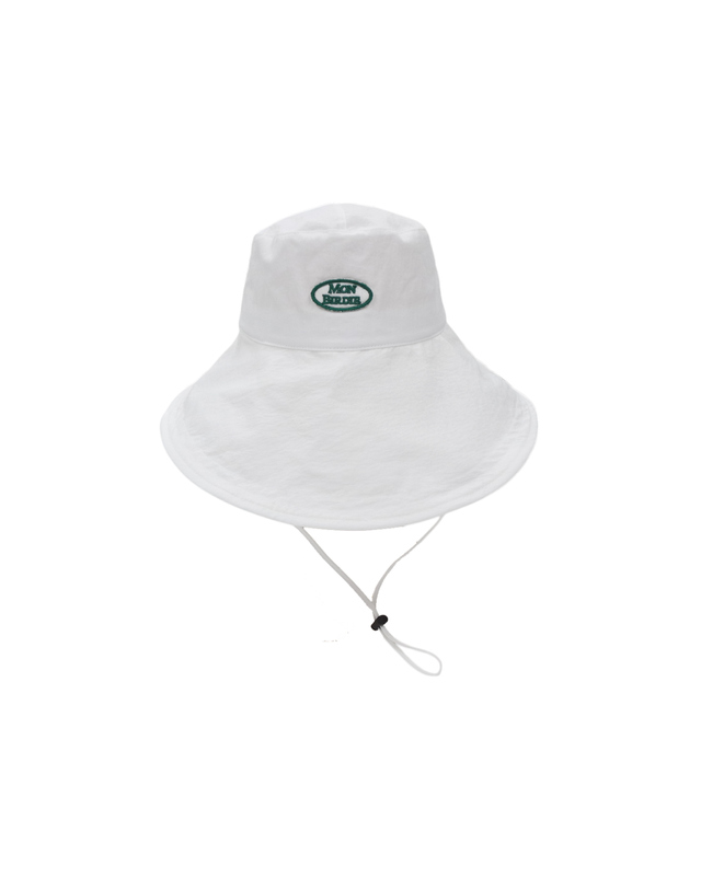 몽버디골프 파스텔 나일론 쿨 버킷햇 WHITE 착용컷