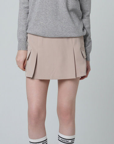 엠마 카고 포켓 스커트 BEIGE