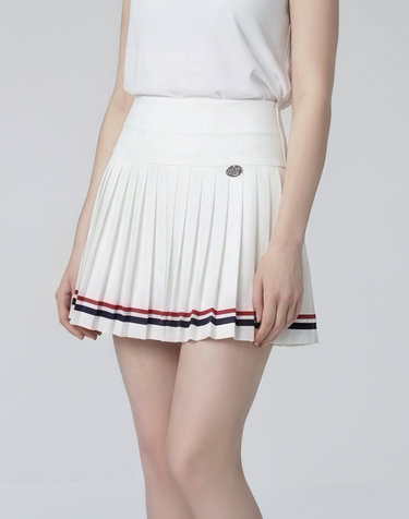 엑티브 라인 플리츠 스커트 WHITE