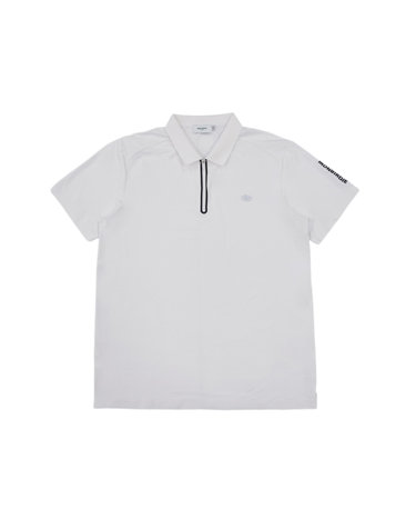MEN`S 에어리핏 반집업 숏슬리브 WHITE