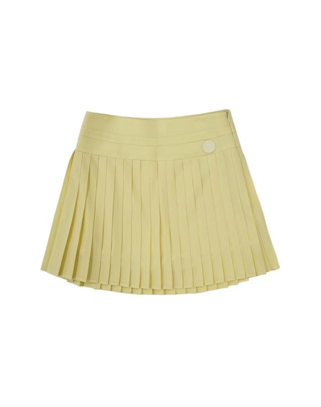 몽버디골프 스위티 플리츠 스커트 YELLOW 착용컷
