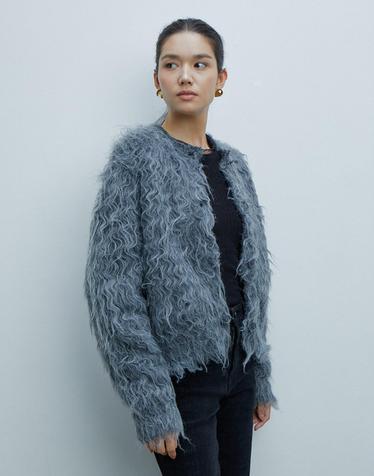 바니스뉴욕 [10/20 예약배송] 26FW 헤어리 가디건 디그레이