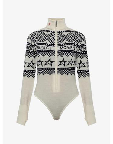 [해외직구] 26 FW 퍼펙트모먼트 Intarsia knit merino wool bodysuit W30012500 TP459250845