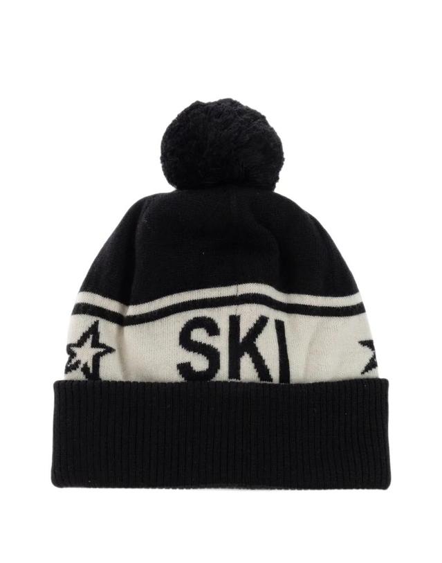 퍼펙트모먼트 [해외직구] 26 FW 퍼펙트모먼트 logo intarsia pompom beanie hat U80002560 TP459188065 착용컷