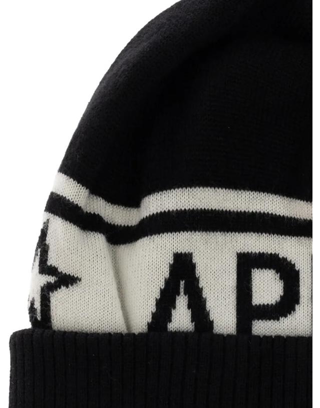 퍼펙트모먼트 [해외직구] 26 FW 퍼펙트모먼트 logo intarsia pompom beanie hat U80002560 TP459188065 착용컷