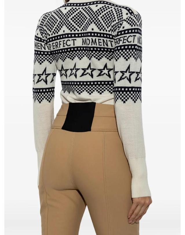 퍼펙트모먼트 [해외직구] 26 FW 퍼펙트모먼트 Intarsia knit merino wool bodysuit W30012500 TP459250845 착용컷
