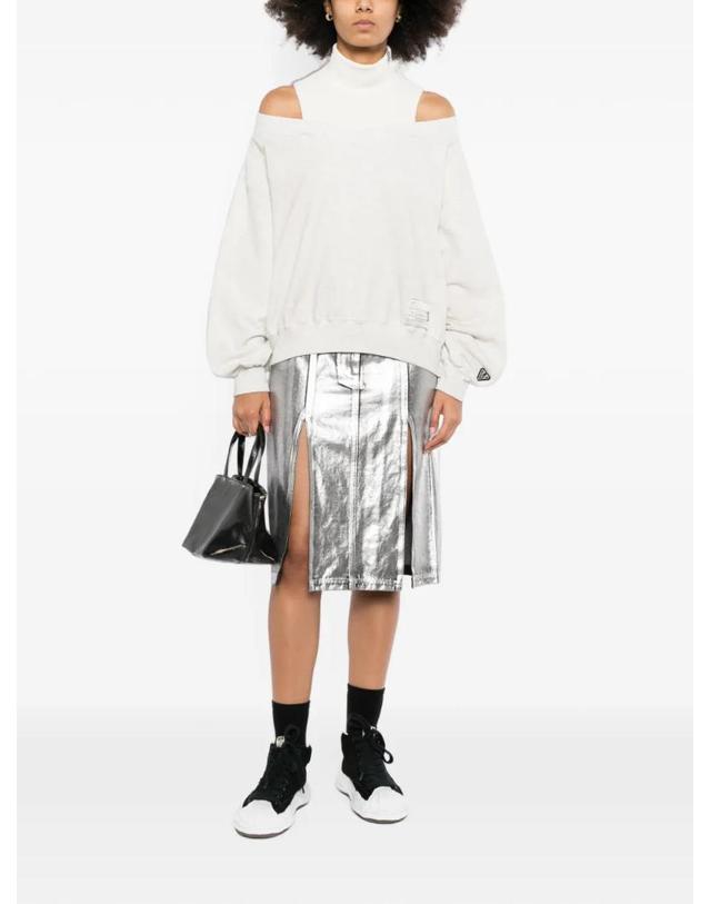 메종 미하라 야스히로 [해외직구] 26 FW 메종미하라야스히로 cold shoulder layered effect sweater B17PO562 TP459298493 착용컷