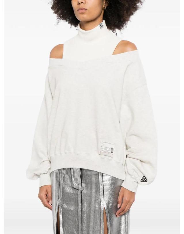 메종 미하라 야스히로 [해외직구] 26 FW 메종미하라야스히로 cold shoulder layered effect sweater B17PO562 TP459298493 착용컷