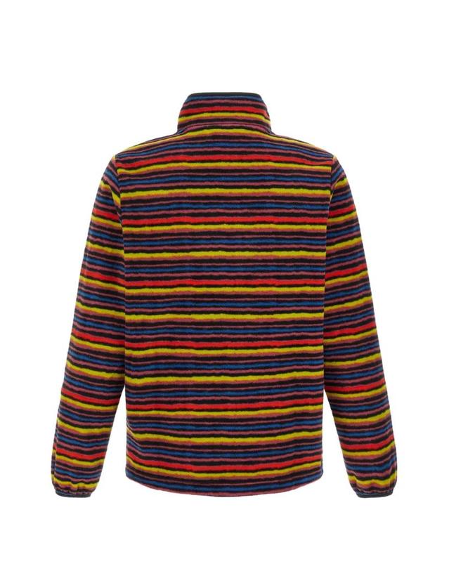 그라미치 [해외직구] 26 FW 그라미치 스트라이프 플리스 스웨터 G6FMJ006MULTISTRIPE TP458857671 착용컷
