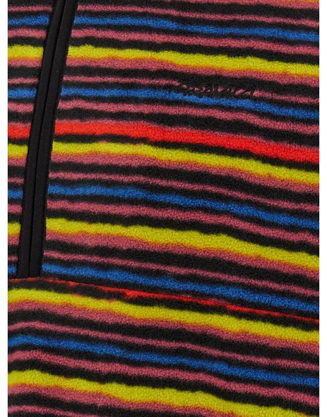 그라미치 [해외직구] 26 FW 그라미치 스트라이프 플리스 스웨터 G6FMJ006MULTISTRIPE TP458857671 착용컷