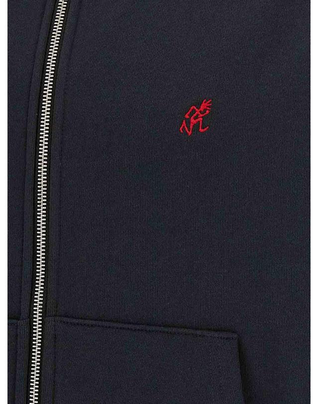 그라미치 [해외직구] 26FW 그라미치 블랙 One Point 코튼 후드티 G310FTVINTAGEBLACK TP582374029 착용컷