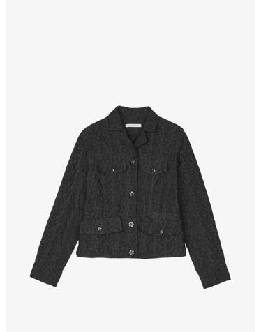 [해외직구] 26 FW 세실리에 반센 클로버 베고니아 자카드 슬림 핏 재킷 CBCLOVERBLAZERBEGONIAJACQUARD TP456400956