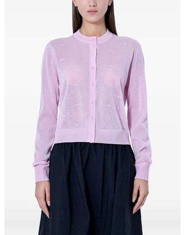 [해외직구] 26 FW 세실리에 반센 sheer knit bow motif cardigan 226KNI52006CBFLOHCARDIGAN TP459419311